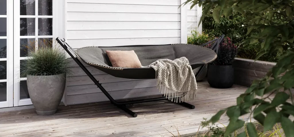 Cobana Hammock Grey Aluminum Black