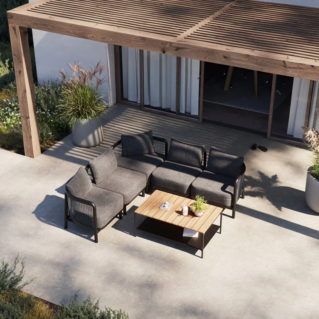 Patio Coffee Table & Kirra Lounge Sofa